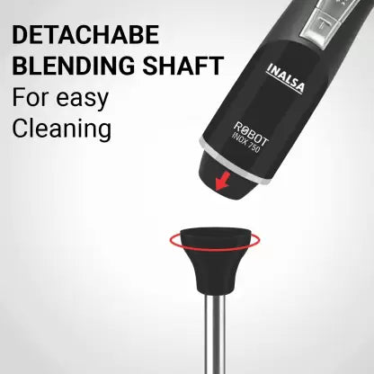 Inalsa Robot Inox 750CS 750 W Hand Blender  (Black) Inalsa Robot Inox 750CS 750 W Hand Blender  (Black)